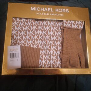 Michael Kors Hat, Scarf, and Gloves Gift Box